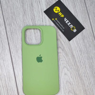 Silicone Case Full Protective (AA) для Apple iPhone 13 Pro (6.1) (Мятный / Mint) 49839 49839 49839* Чехол