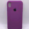 Silicone Case Full Protective (AA) для Apple iPhone XR (6.1) (Фиолетовый / Grape) 34365 34365* 34365 Чехол
