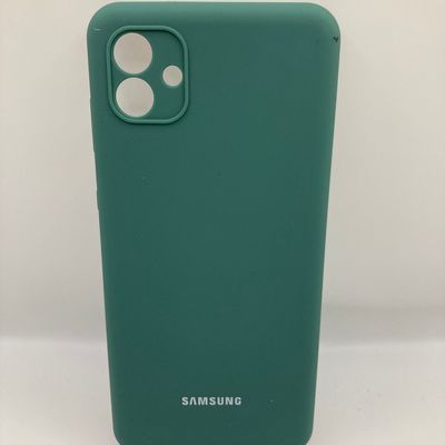 Чехол Silicone Cover Full Camera (AA) для Samsung Galaxy A04 (Зеленый / Pine green) 59145 59145* Китай