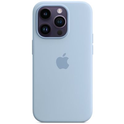 Чохол Silicone case (AAA) full with Magsafe для Apple iPhone 14 Pro Max (6.7) (Блакитний / Sky) 57032 57032* 57032