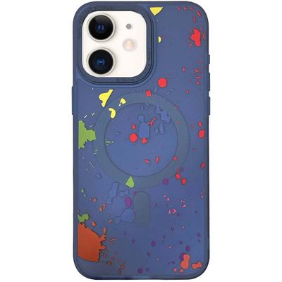 Чохол TPU+PC Flush with MagSafe для Apple iPhone 14 Pro (6.1) (Dark purple) 72545 72545 Чехол