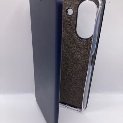 Шкіряний чохол (книжка) Classy для Xiaomi Redmi 13C / Poco C65 (Темно-синій) 68685 Чехол