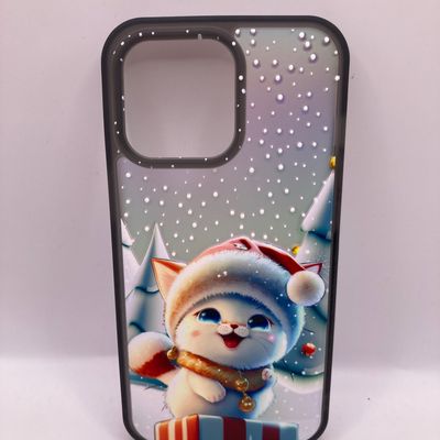 Чохол WAVE Snowy animals Matte Gradient (Nprint) iPhone 13 Pro (kitty (black)) 1327 1327* 1327 Чехол