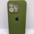 Чохол Silicone Case Full Camera Protective (AA) для Apple iPhone 15 Pro (6.1) (Зелений / Dark Olive) 66392 66392* Чехол