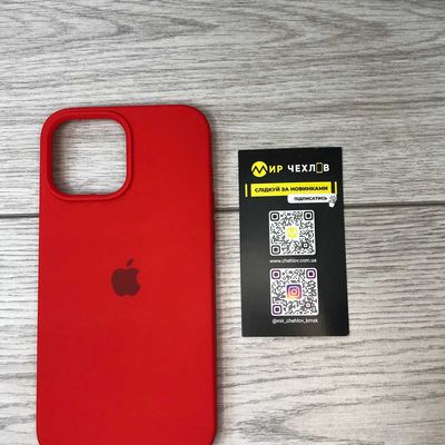 Silicone Case Full Protective (AA) для Apple iPhone 13 Pro Max (6.7) (Красный / Red) 49840* 49840* 49840 Чехол
