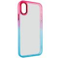 TPU+PC Fresh sIPhone series для Apple iPhone X / XS (5.8) (Бирюзовый / Розовый) 55613 55613* 55613 Чехол