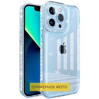 Чохол TPU Starfall Clear для Samsung Galaxy A12 (Блакитний) 64288 Чехол