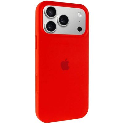 Чохол Silicone Case Full Protective (AA) для Apple iPhone 17 Pro (6.3) (Червоний / Red) 00081610 Чехол