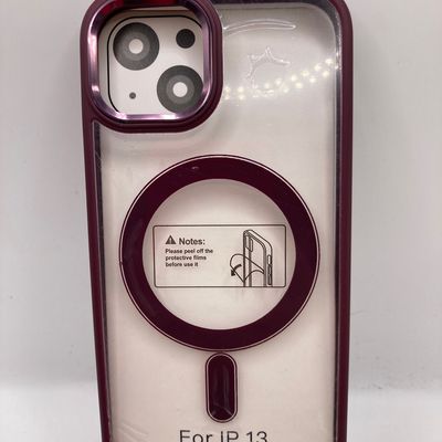 Color Clear Case with MagSafe — iPhone 13 Plum Red 776872 Plum Red 776872 Чехол