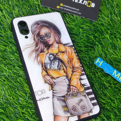 Чохол Samsung A02 Ledies yellow  * Чехол