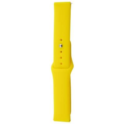 Силіконовий ремінець Sport для Smart Watch 20mm (Жовтий / Yellow) 68670 68670 Китай