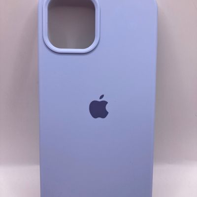 Чохол Silicone Case Full Protective (AA) для Apple iPhone 12 Pro Max (6.7) (Блакитний / Lilac Blue) 00038663 00038663 Чехол