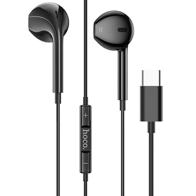 Навушники  M101 Crystal With Microphone (Type-C) (black) 42686 Hoco