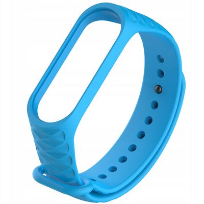 Ремінець Rhomb для Xiaomi Mi Band 3/4 (Блакитний) 30247