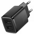 МЗП Compact 10,5W (2 USB) (black) 36716 Baseus