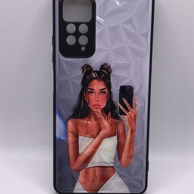 TPU+PC чохол Prisma Ladies для Xiaomi Redmi Note 11 Pro 4G/5G / 12 Pro 4G (Black in White) 53837 Чехол