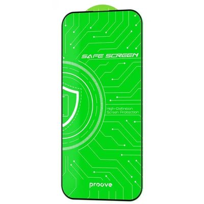 Захисне скло  Safe Screen iPhone 16 Pro/17 (10 pcs) (black) 59681 Proove