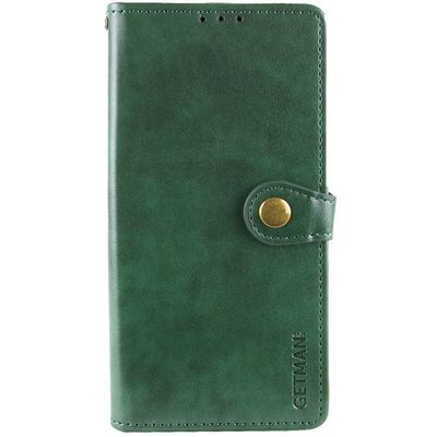Шкіряний чохол книжка GETMAN Gallant (PU) для Xiaomi Redmi 14C (Зелений) 74491 Чехол