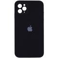 Чохол Silicone Case Square Full Camera Protective (AA) для Apple iPhone 11 Pro Max (6.5) (Чорний / Black) 00040236 00040236 Чехол