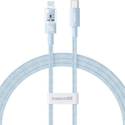 Кабель  Gem Fast-Charging Type-C to Lightning 20W 1m (blue) 59407 Baseus