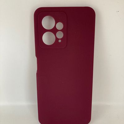 Чохол Silicone Cover Lakshmi Full Camera (AAA) для Xiaomi Redmi Note 12 4G (Бордовий / Plum) 64726 64726* Чехол