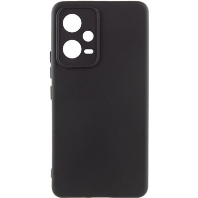 Чохол Silicone Cover Lakshmi Full Camera (A) для Xiaomi Poco X5 5G / Redmi Note 12 5G (Чорний / Black) 63851 Чехол