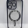 Чохол Metal Matte Case with Magnetic Ring iPhone 14 Pro (black) 54513 Чехол