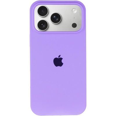 Чохол Silicone Case Full Camera Protective (AA) для Apple iPhone 17 Pro Max (6.9) (Бузковий / Dasheen) 00082644