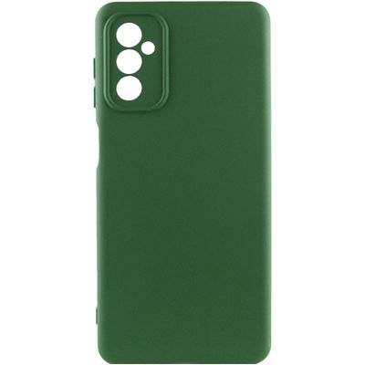 Чохол Silicone Cover Lakshmi Full Camera (A) для Samsung Galaxy A24 4G (Зелений / Dark green) 64715 Чехол