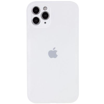 Чохол Silicone Case Full Camera Protective (AA) для Apple iPhone 12 Pro Max (6.7) (Білий / White) Чехол
