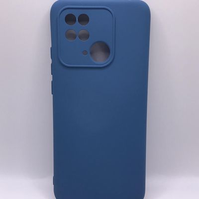 Чохол Silicone Cover Lakshmi Full Camera (A) для Xiaomi Redmi 10C (Синій / Navy Blue) 54934 Чехол