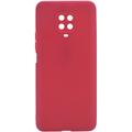 Силіконовий чохол Candy Full Camera для Xiaomi Redmi Note 9s / Note 9 Pro / Note 9 Pro Max (Червоний / Camellia) Чехол