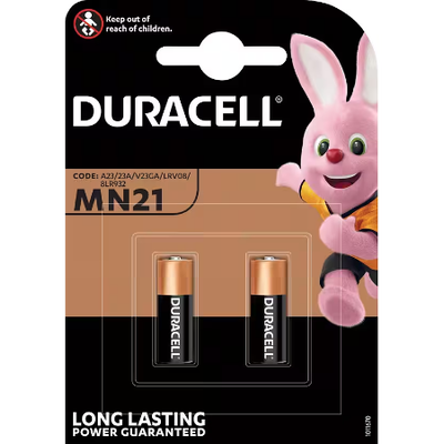 Батарейка DURACELL MN21 BLN 01x10 2 шт. 36167