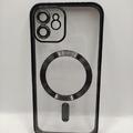 Чохол Metal Matte Case with Magnetic Ring iPhone 12 (black) 54518 Чехол