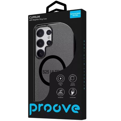 Чохол  Cuprum Case with Magnetic Ring Samsung Galaxy S26 Ultra (black) 65601 Proove