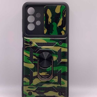 Ударостійкий чохол  Camshield Serge Ring Camo для Samsung Galaxy A13 4G (Зелений / Army Green) 54670 Чехол