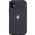 Чохол Silicone Case Full Camera Protective (AA) для Apple iPhone 12 Pro (6.1) (Чорний / Black) 00042251 Чехол