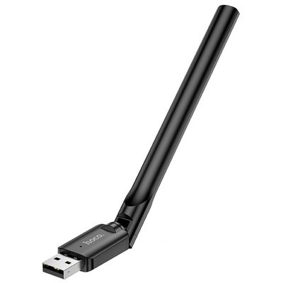 WiFi адаптер  HI32 WiFi4 USB External Antenna 150Mbps (Black) 00076863 Hoco