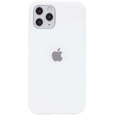 Чохол Silicone Case Full Protective (AA) для Apple iPhone 16 (6.1) (Білий / White) 00072975 Чехол