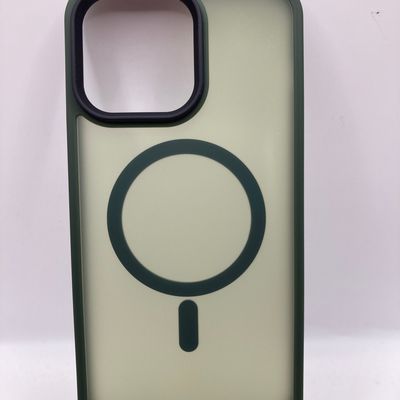 TPU+PC чохол Metal Buttons with MagSafe Colorful для Apple iPhone 14 Pro Max (6.7) (Зелений) 64755 64755 64755 Чехол