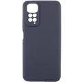 Чохол Silicone Cover Lakshmi Full Camera (AAA) для Xiaomi Redmi Note 11 (Global) / Note 11S (Сірий / Dark Gray) 64725 64725* Чехол