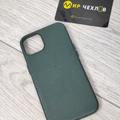 Кожаный чехол Leather Case (AA) with MagSafe для Apple iPhone 13 (6.1) (Military green) 55249 Китай