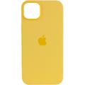 Чохол Silicone case (AAA) full with Magsafe для Apple iPhone 14 Pro Max (6.7) (Жовтий / Sunglow) 57032 57032* 57032