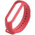 Силіконовий ремінець для Xiaomi Mi Band 5 / 6 (Червоний / Camellia) 37249 37249