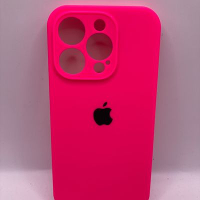 Чохол Silicone Case Full Camera Protective (AA) для Apple iPhone 15 Pro (6.1) (Рожевий / Barbie pink) 66392 66392* 66392 Чехол