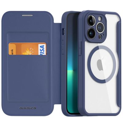 Чохол-книжка Dux Ducis Skin X Pro with MagSafe для Apple iPhone 13 Pro (6.1) (Blue) 64857 64857* 64857 Чехол