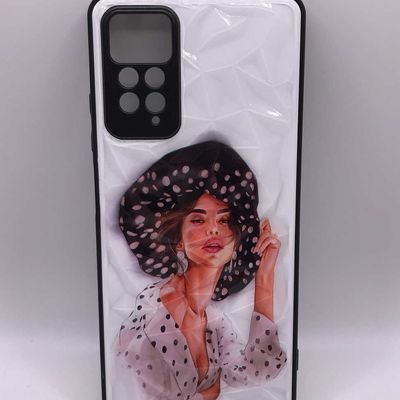 TPU+PC чехол Prisma Ladies для Xiaomi Redmi Note 11 Pro (Global) / Note 11 Pro 5G (Girl in a hat) 53837 Чехол