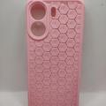 Чохол TPU Honeycomb для Xiaomi Redmi 13C / Poco C65 (Рожевий / Light pink) 72193