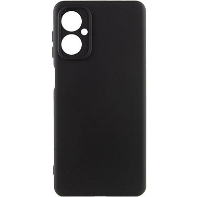 Чохол Silicone Cover Lakshmi Full Camera (AA) для Motorola Moto G55 5G (Чорний / Black) 00076359 Чехол