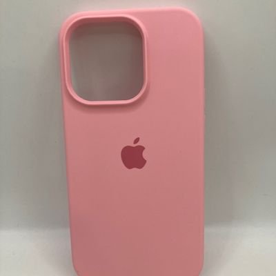 Чохол Silicone Case Full Protective (AA) для Apple iPhone 14 Pro (6.1) (Рожевий / Light pink) 00055730 Чехол